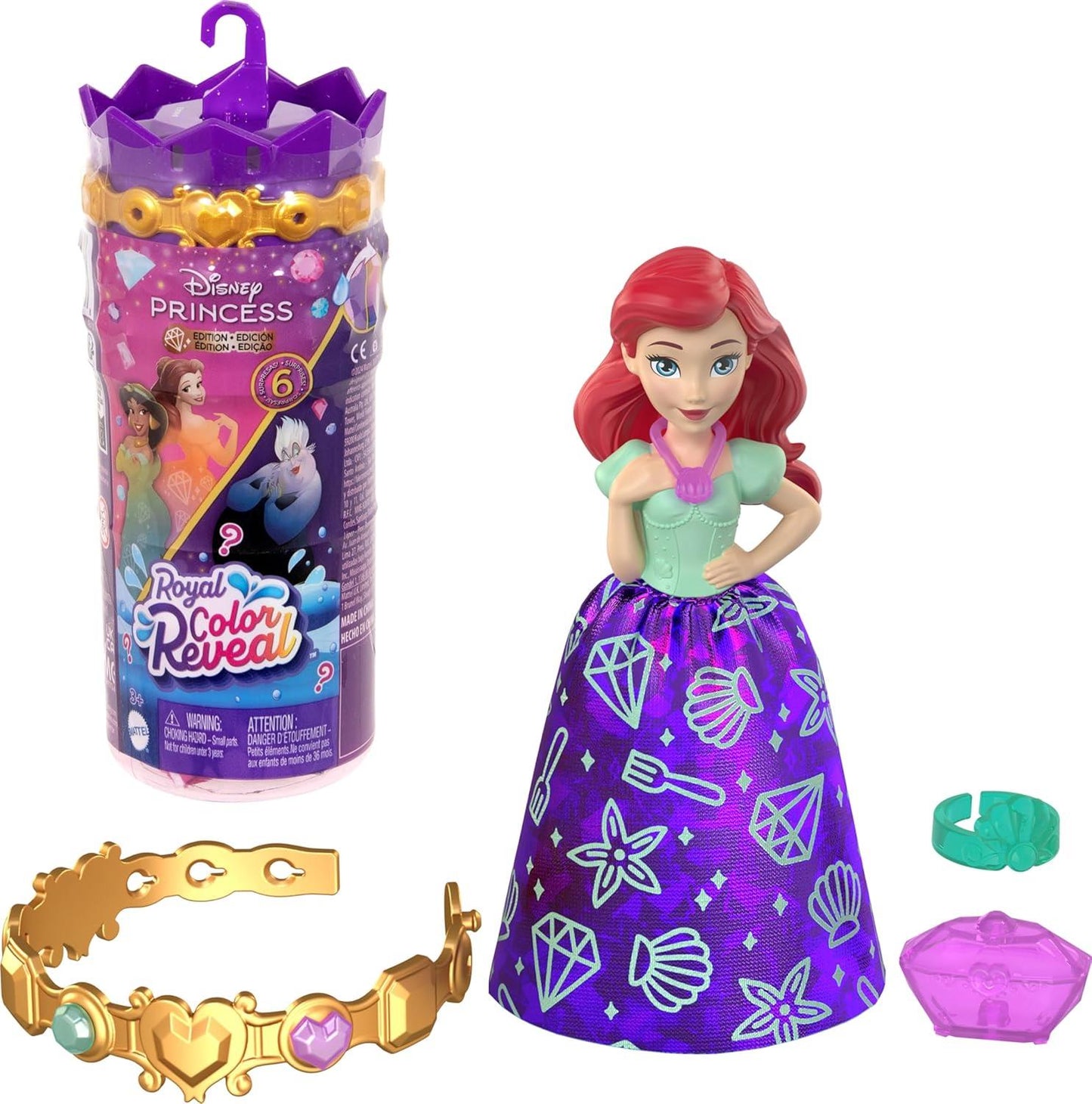 Mattel Disney Princess - Royal Reveal Good vs Evil Toy (1 Pack)