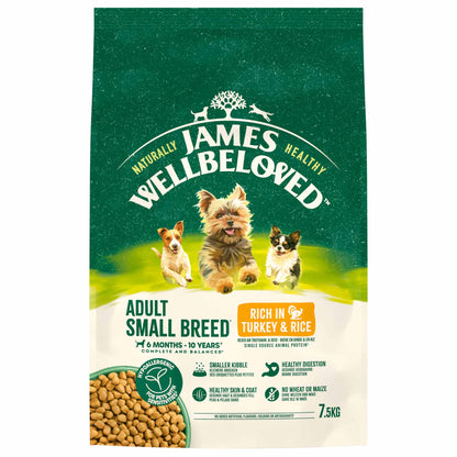 James Wellbeloved Small Breed Adult Dry Dog Food - Turkey & Rice
