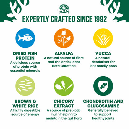 James Wellbeloved Senior Dry Dog Food - Fish & Rice