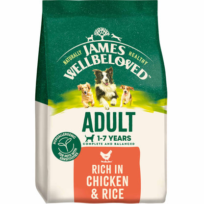 James Wellbeloved Adult Dry Dog Food - Chicken & Rice