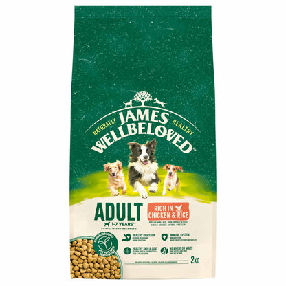 James Wellbeloved Adult Dry Dog Food - Chicken & Rice