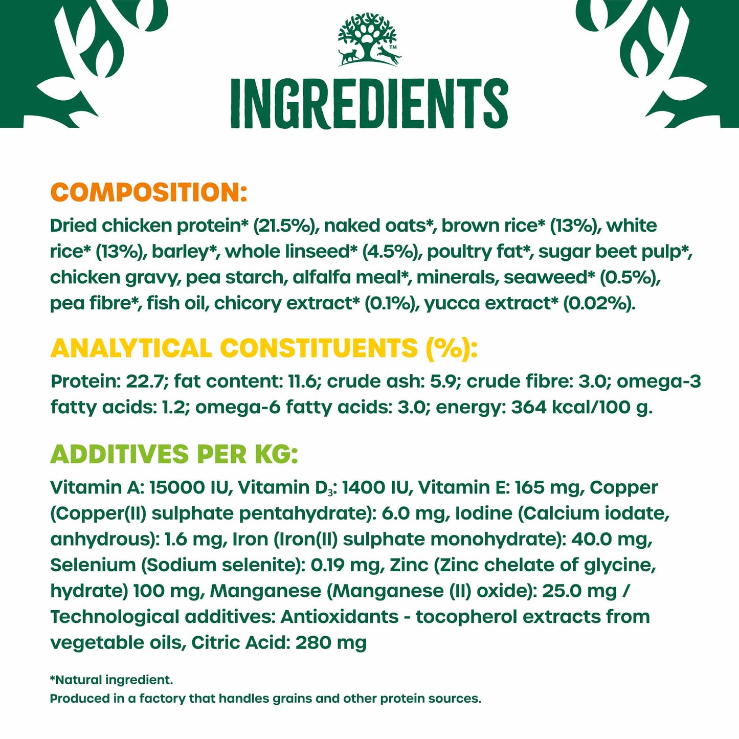 James Wellbeloved Adult Dry Dog Food - Chicken & Rice