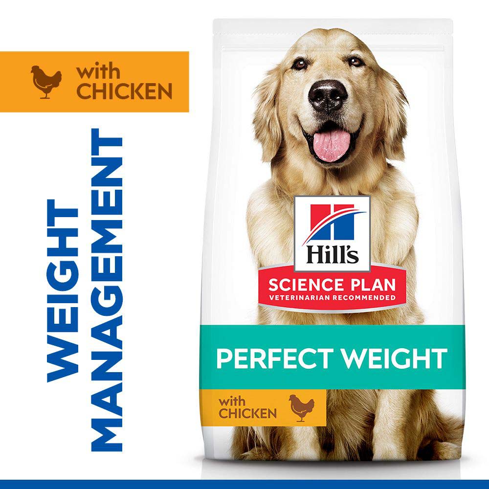 Hills Science Plan Perfect Weight Large Breed Adult Dry Dog Food - Chicken