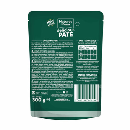 Natures Menu Adult Wet Dog Food - Chicken - 8x300g Pouches