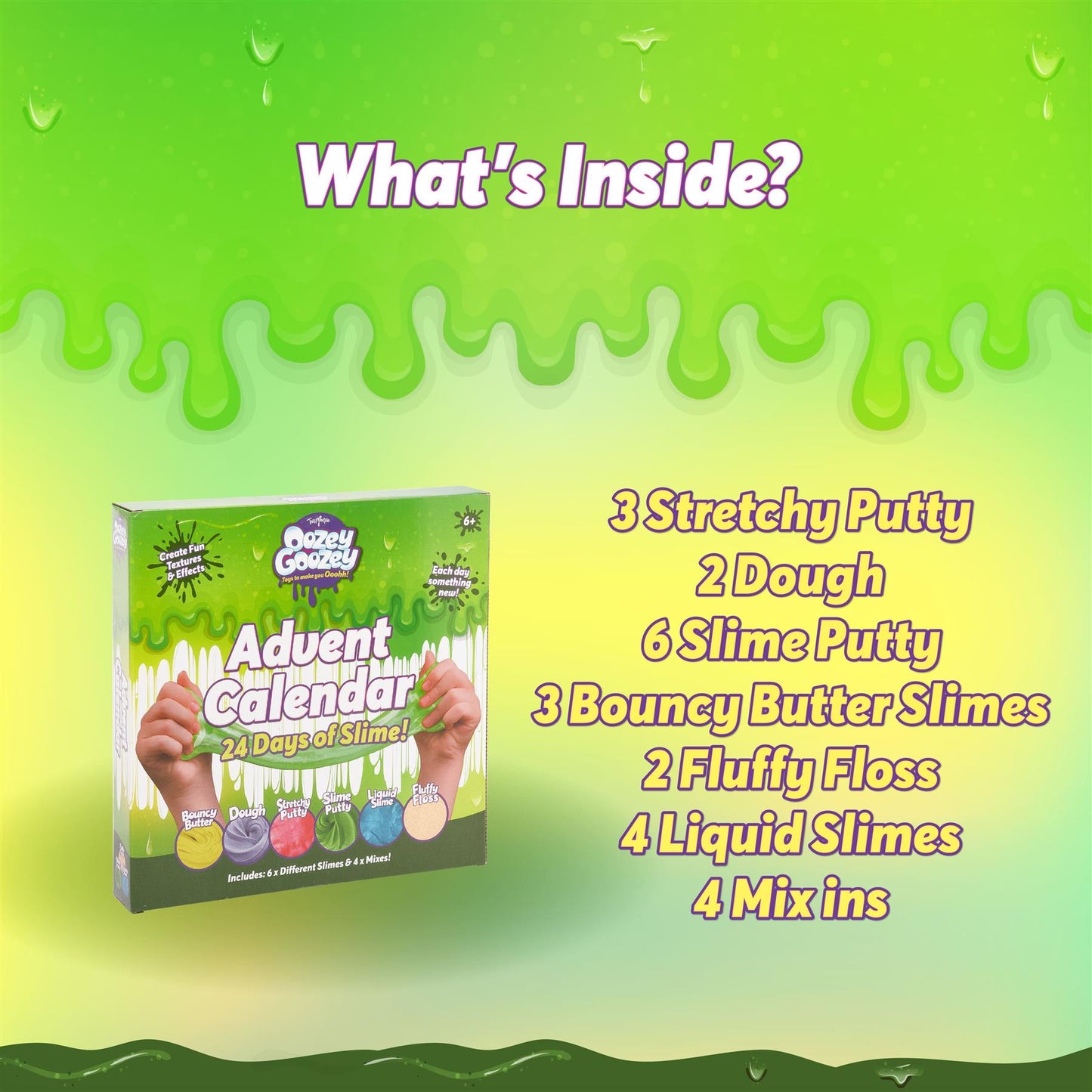 Oozey Goozey 24-Day Advent Calendar Slime