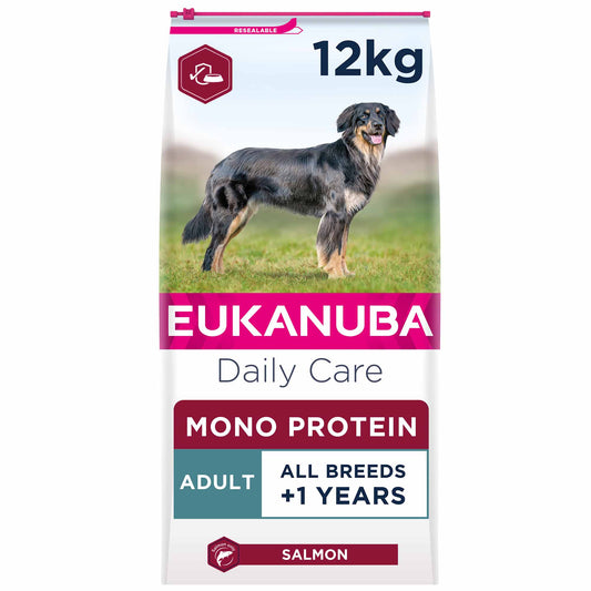 Eukanuba Daily Care Mono Protein Adult Dry Dog Food - Salmon