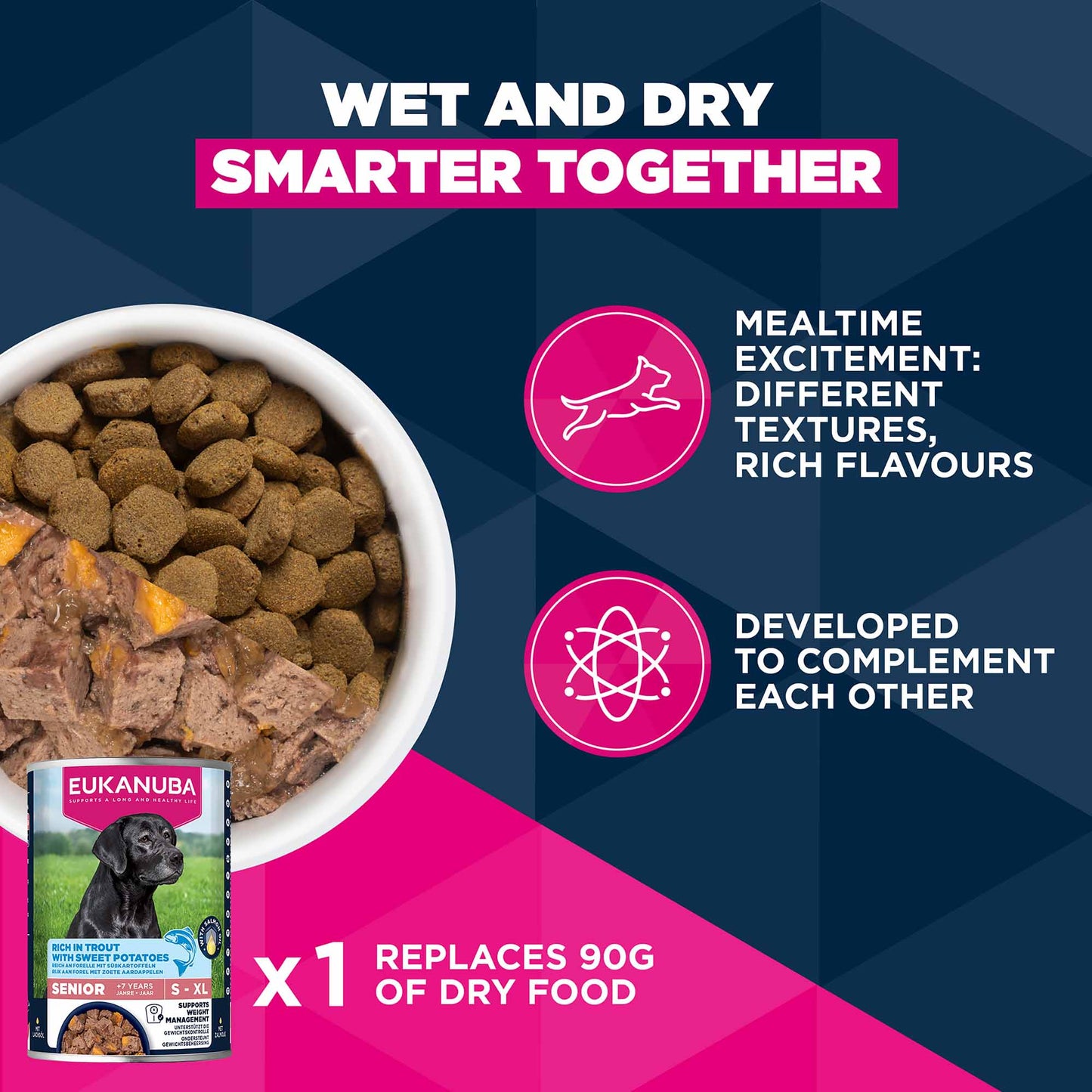 Eukanuba Large Breed Senior Dry Dog Food - Chicken