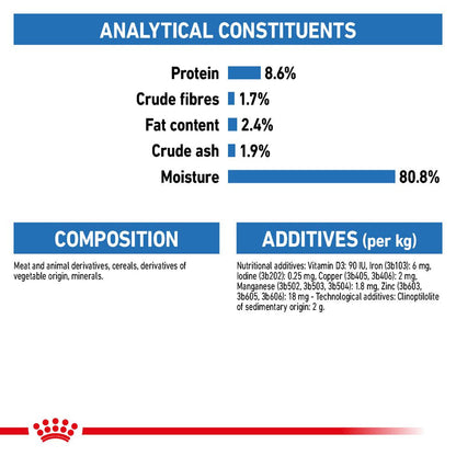 Royal Canin Light Weight Care Adult Wet Dog Food in Loaf - 12x85g Pouches