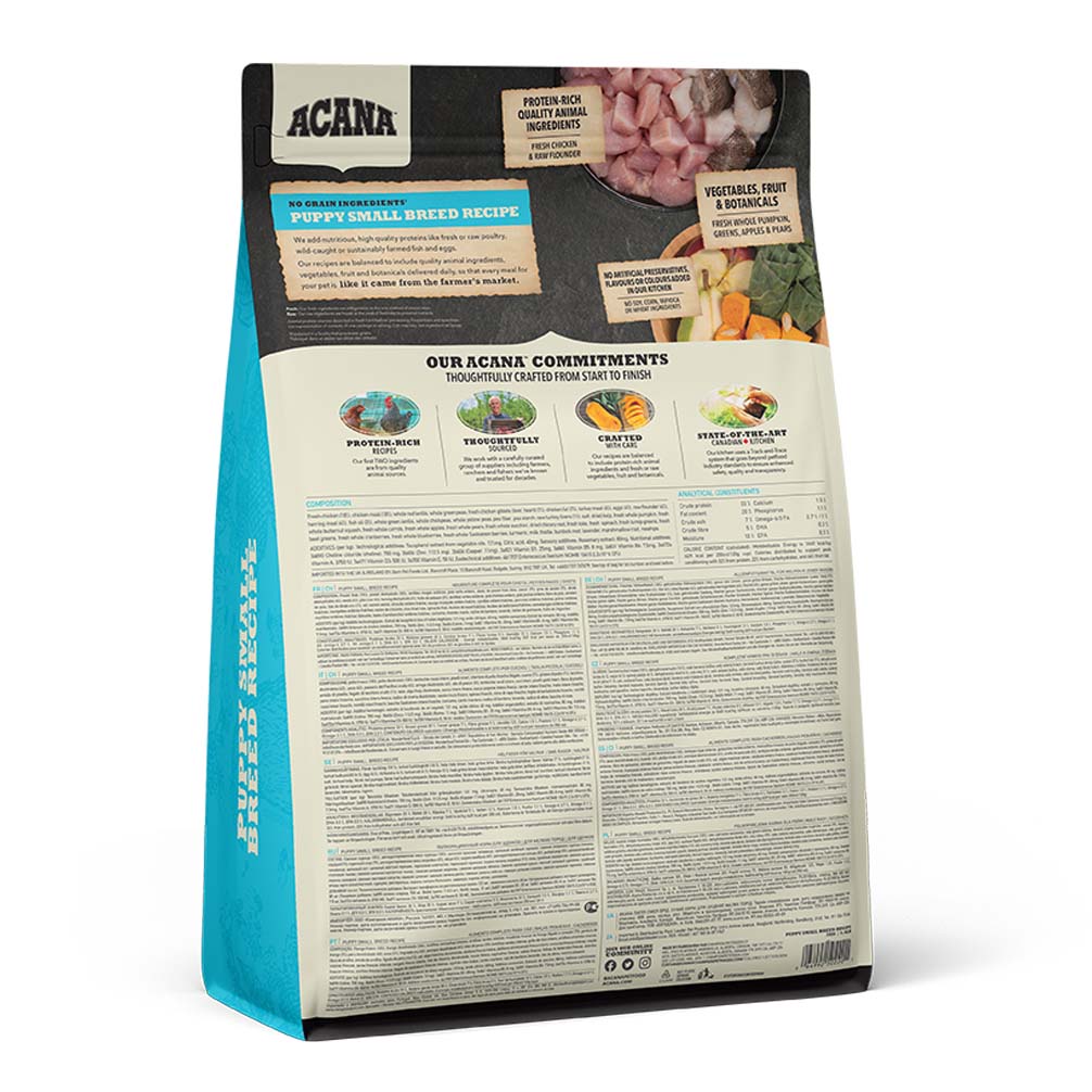 Acana Grain Free Small Breed Puppy Dry Dog Food