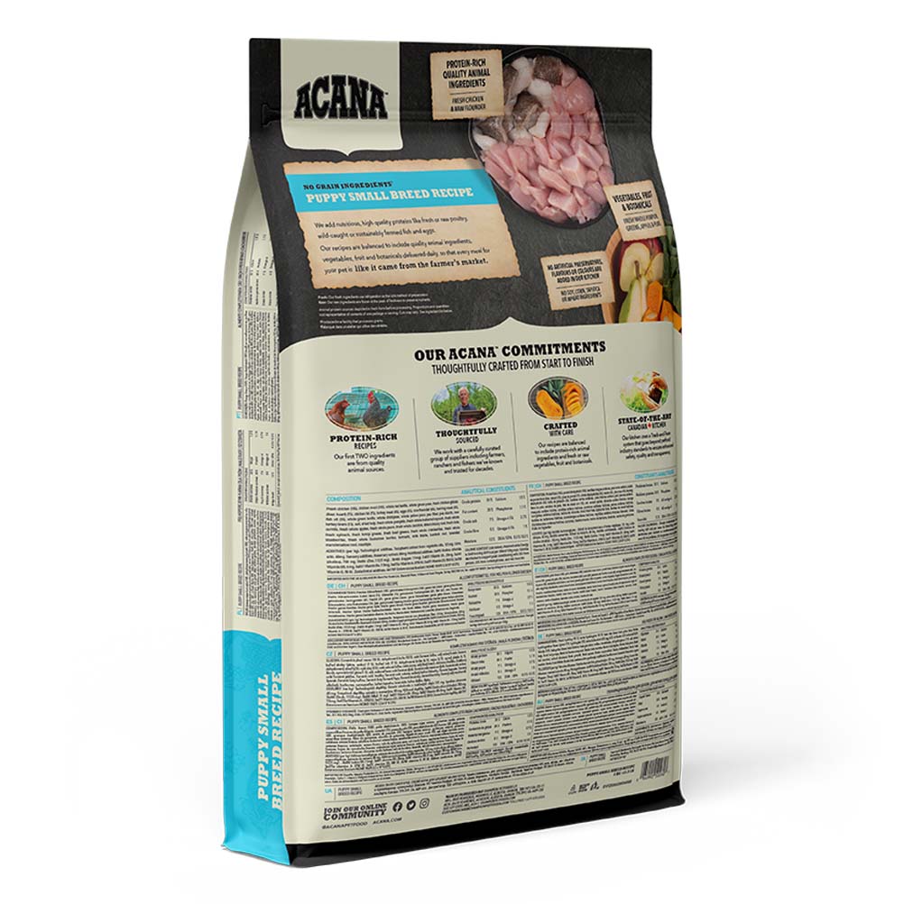 Acana Grain Free Small Breed Puppy Dry Dog Food