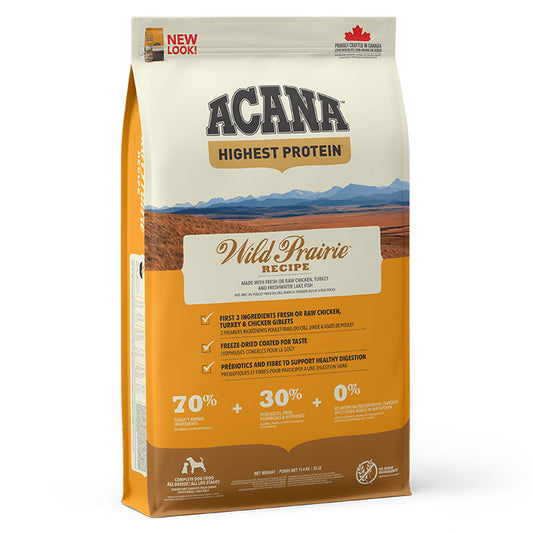 Acana Highest Protein Wild Prairie Grain Free Adult Dry Dog Food