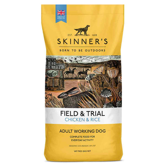 Skinners Field & Trial Adult Dry Dog Food - Chicken & Rice - 15kg
