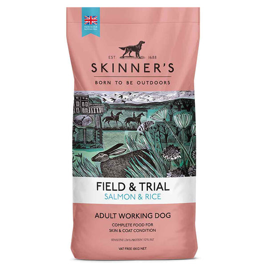 Skinners Field & Trial Adult Dry Dog Food - Salmon & Rice - 15kg
