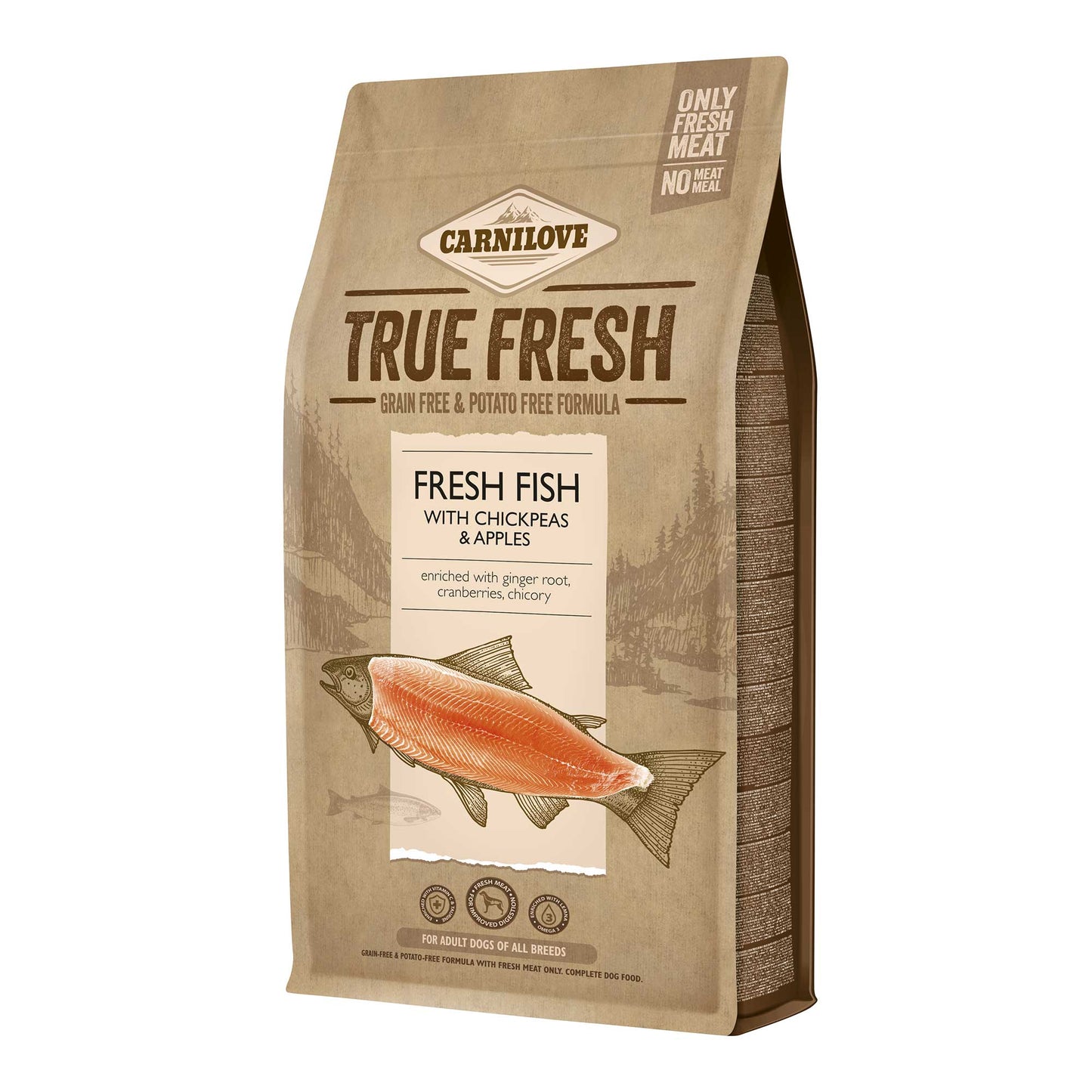 Carnilove True Fresh Adult Dry Dog Food - Fresh Fish