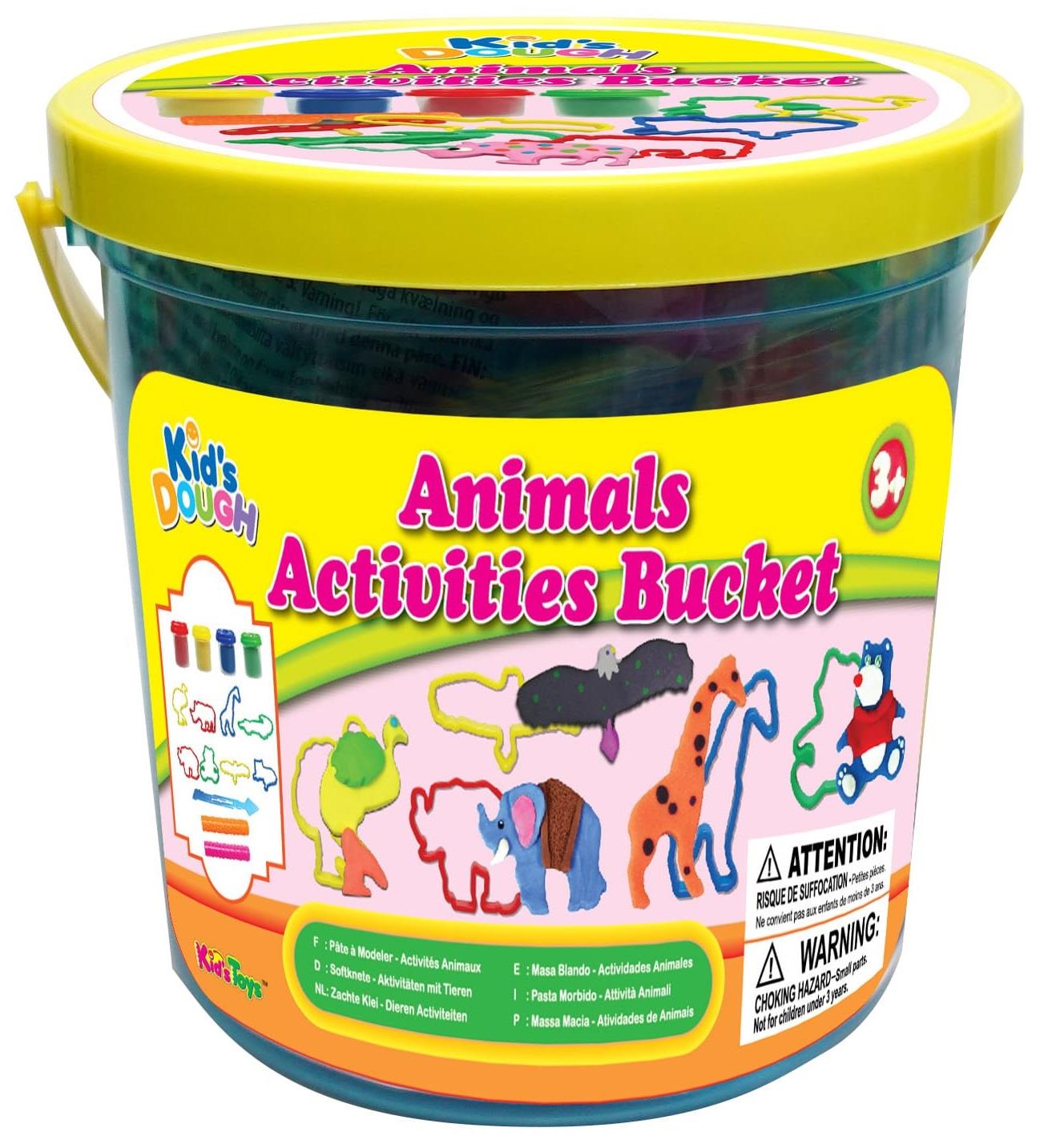 Kid's Dough Animals Activities Bucket