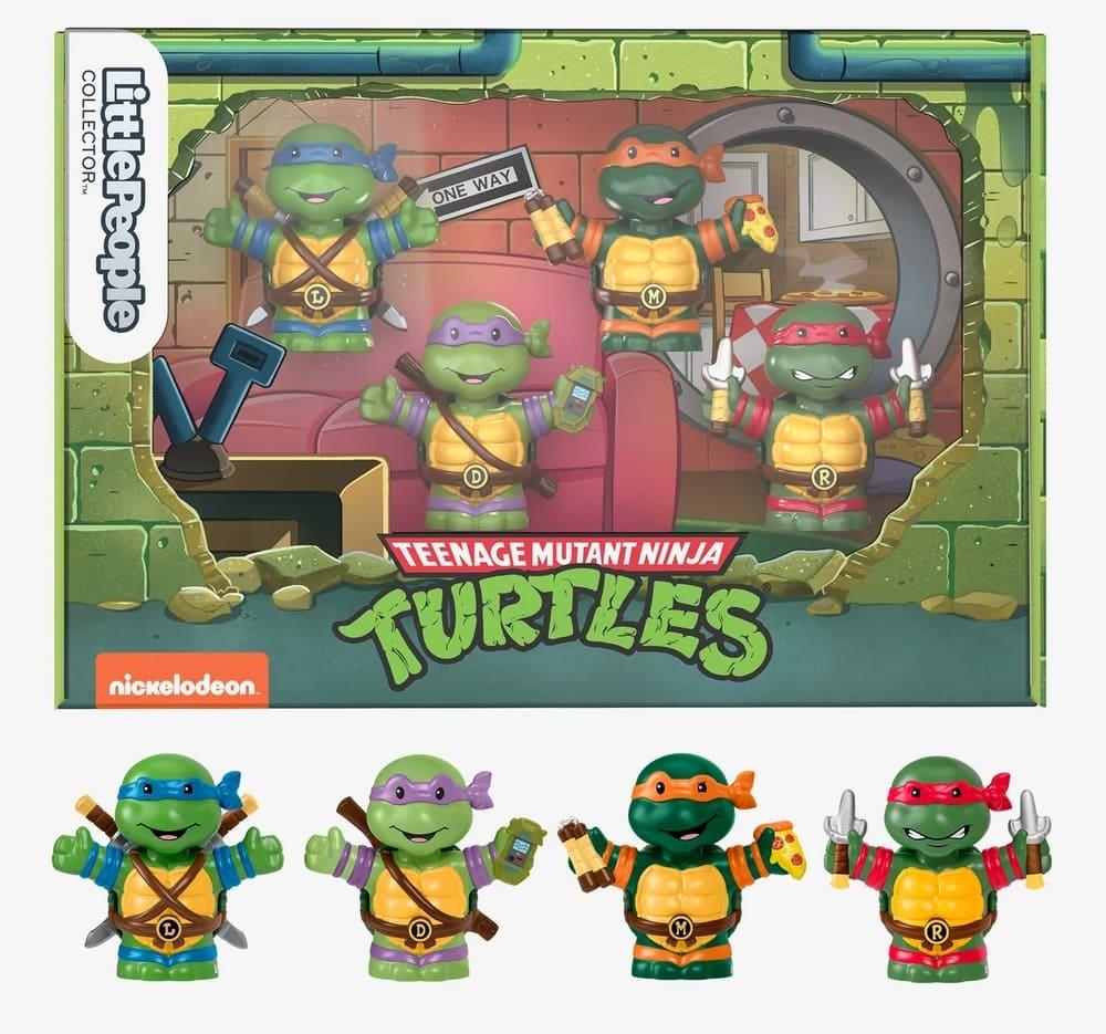 Fisher- Price Little People Teenage Mutant Ninja Turtles Figure 4-Pack