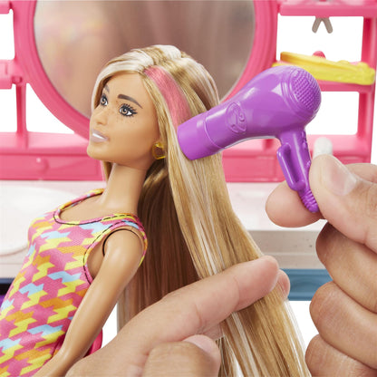 Barbie Doll and Hair Salon Playset