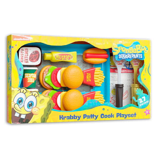 Spongebob Krabby Patty Kids Kitchen Playset