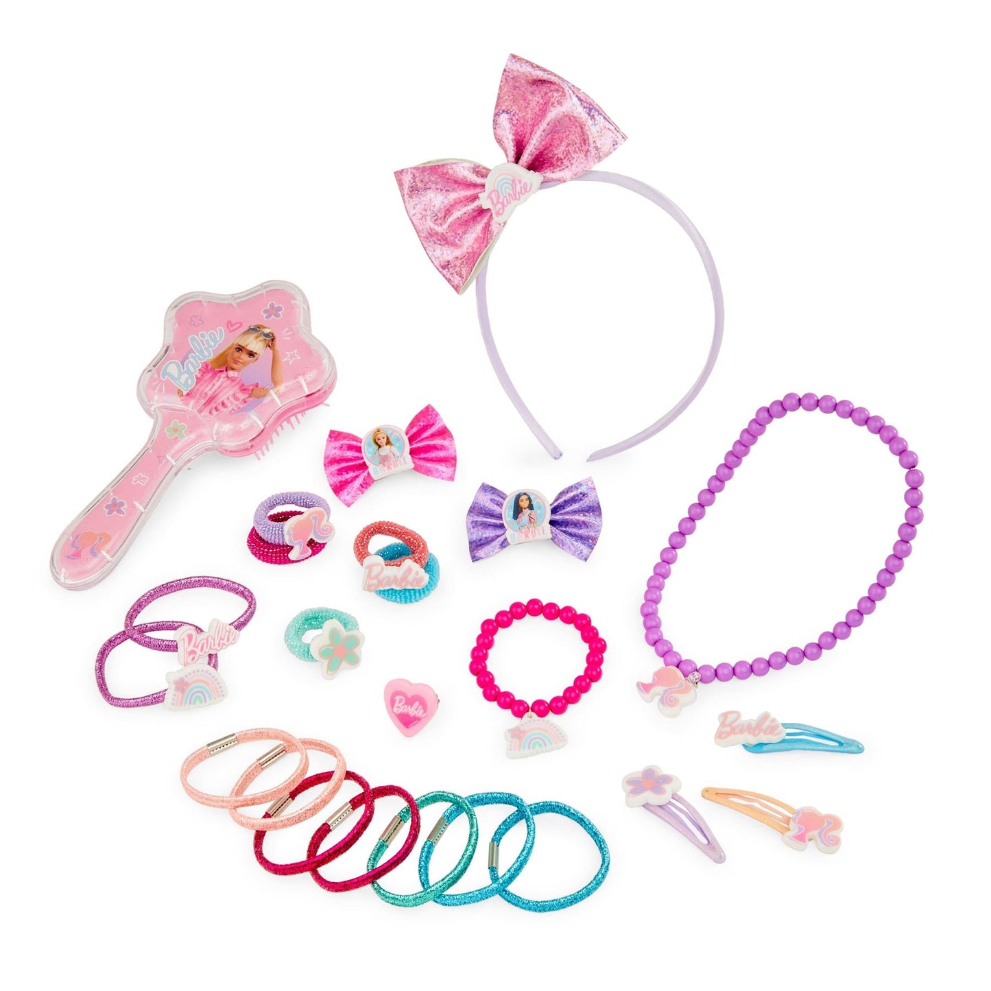 Barbie 24 Pieces Hair Set