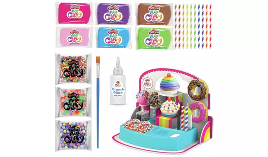 Play-Doh Air Clay Crackle Café Set