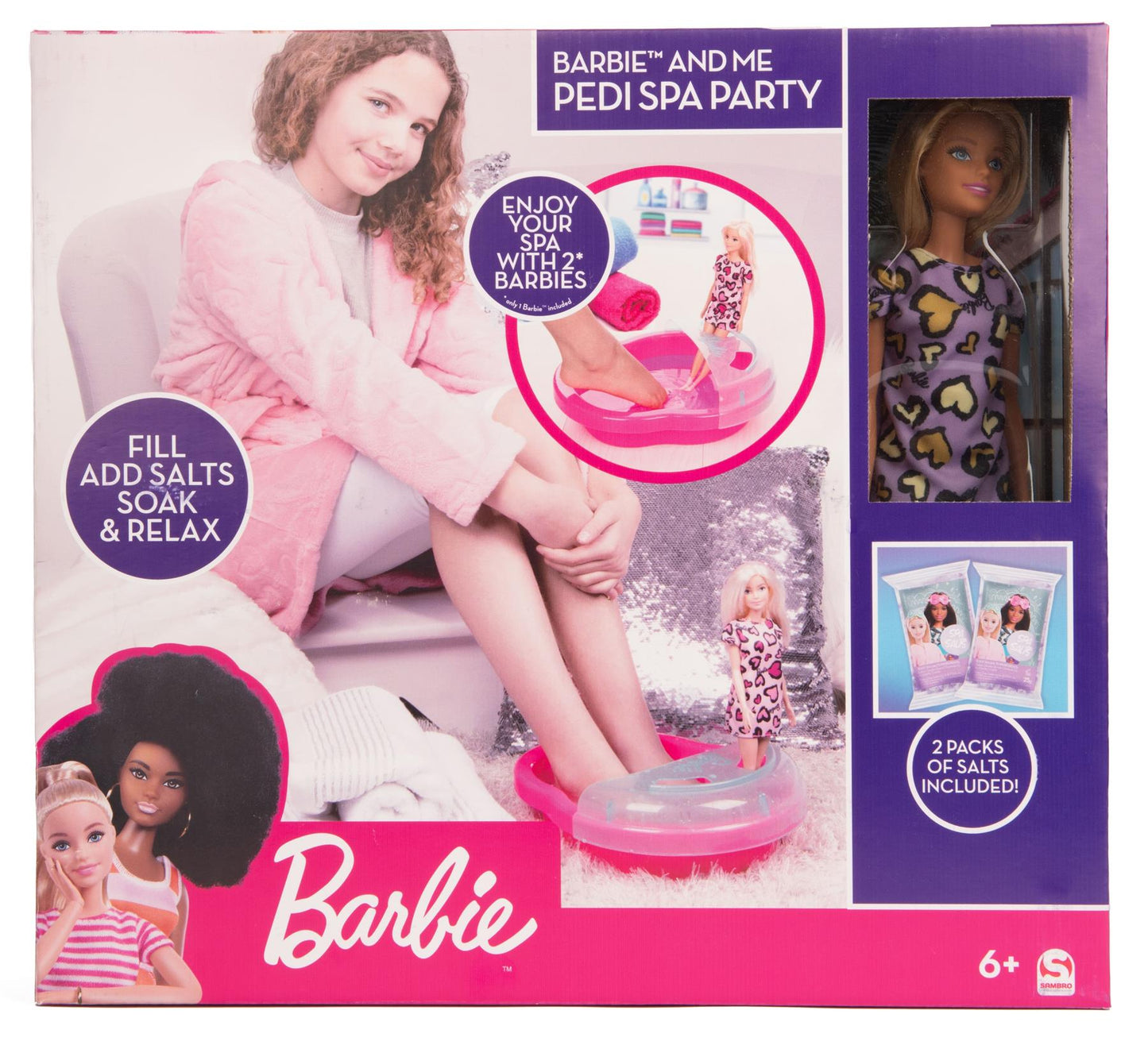 Barbie & Me Pedi Spa Party with Doll