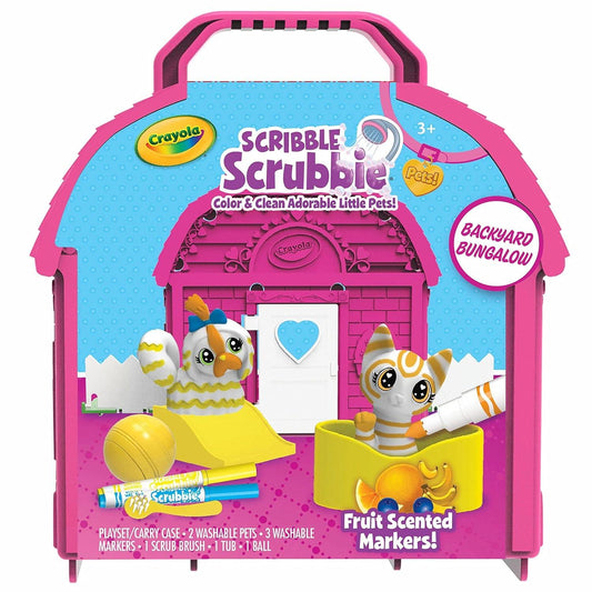 Crayola Scribble Scrubbie Backyard Bungalow Playset