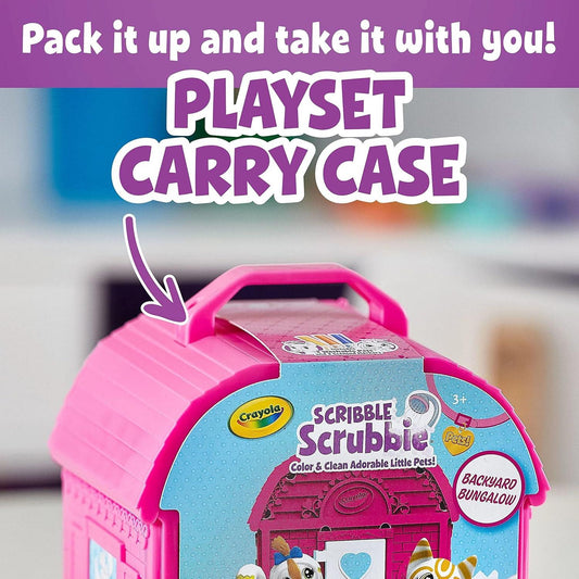 Crayola Scribble Scrubbie Backyard Bungalow Playset