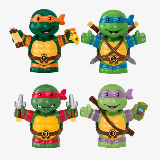 Fisher- Price Little People Teenage Mutant Ninja Turtles Figure 4-Pack