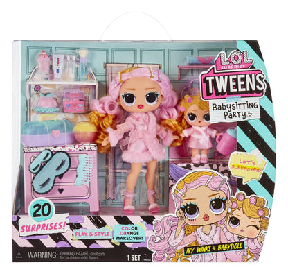L.O.L. Surprise! Tweens Babysitting Party Ivy Winks and Baby Doll