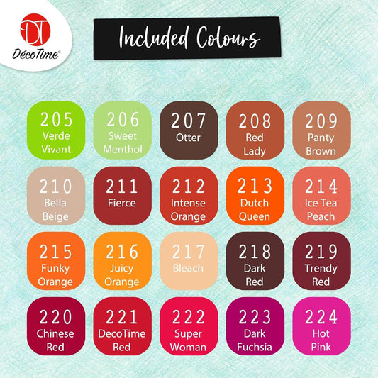 DecoTime 88 Colouring Pencils with Storage Deco Tray